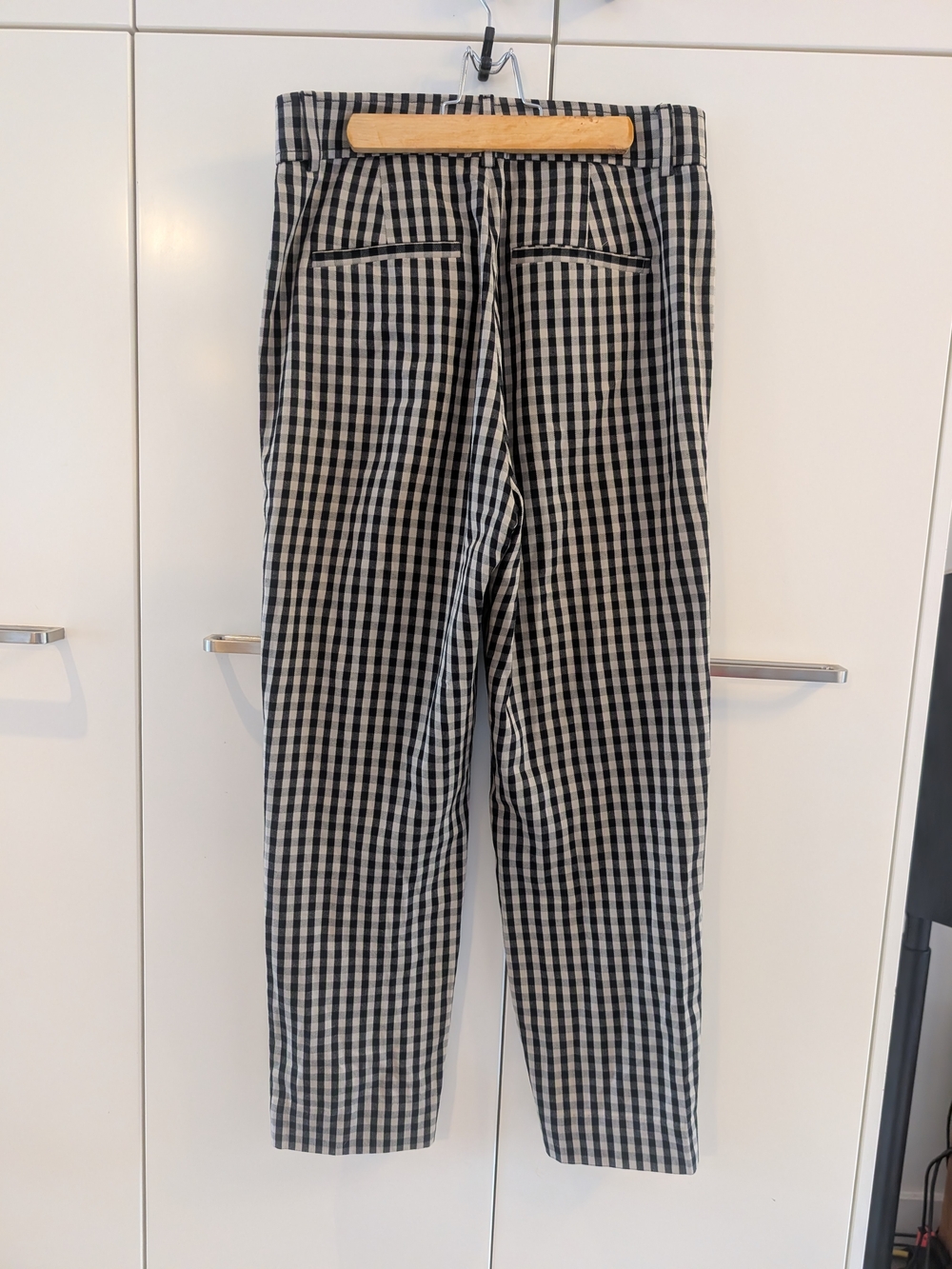 Everlane Black and White Gingham Trousers - Picture 2 of 5